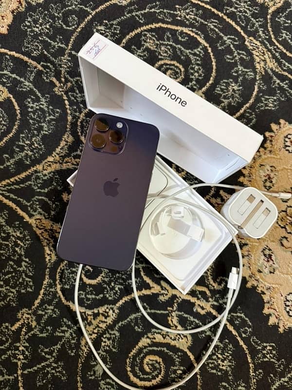 iPhone 14 Pro Max 256gb HK Deep Purple 4