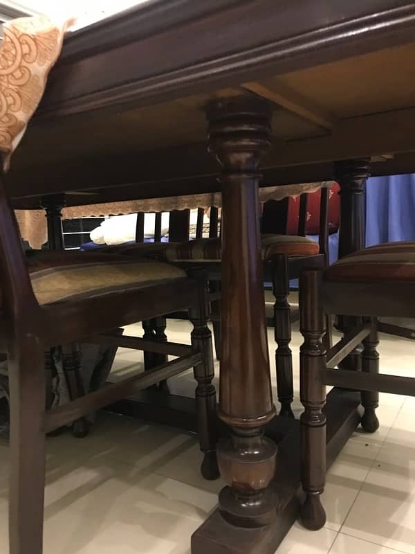 6 chairs dining table for sale 1