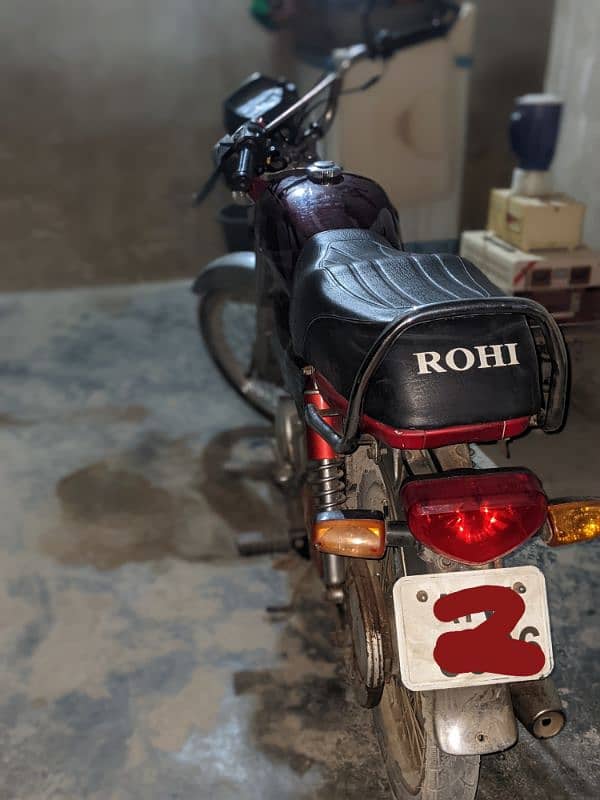 Rohi 70cc Bike Punjab Number 4