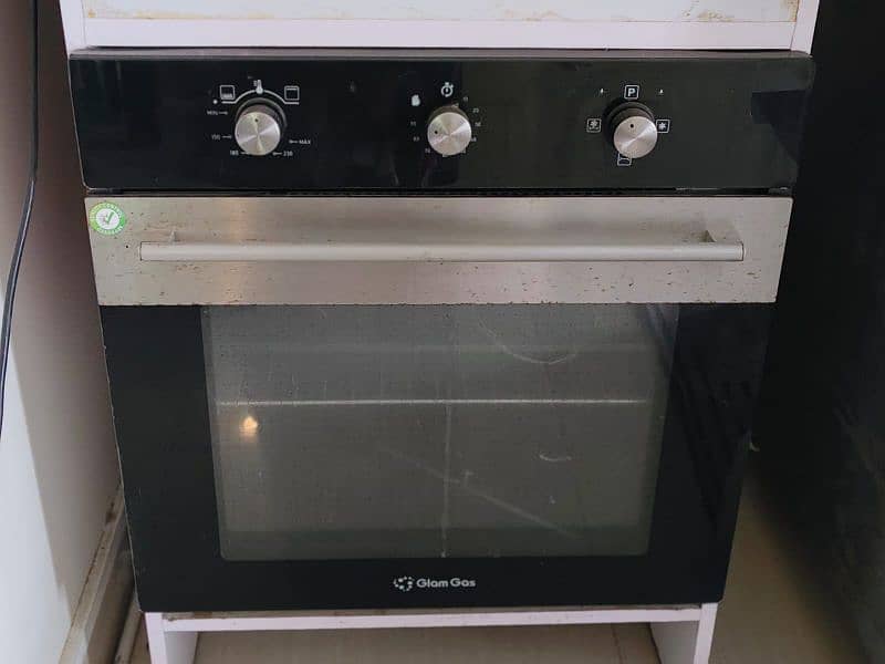 glam gas electric & gas oven, almost new 0