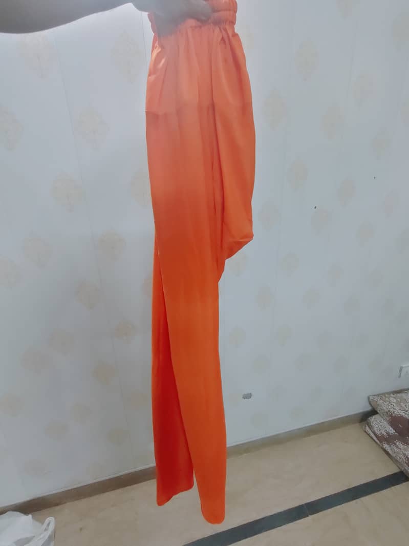 frock wd long length shafoon dress xl size in good condition 4