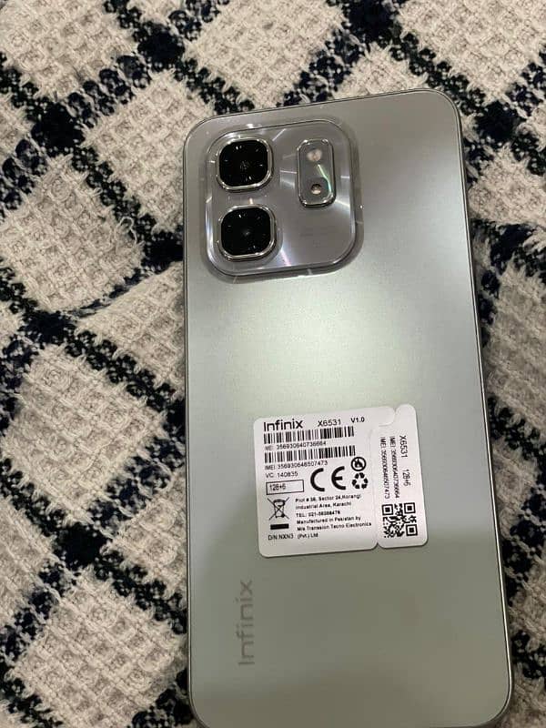 infinix note 50i new condition All ok bs aik month use Kiya ma na 2