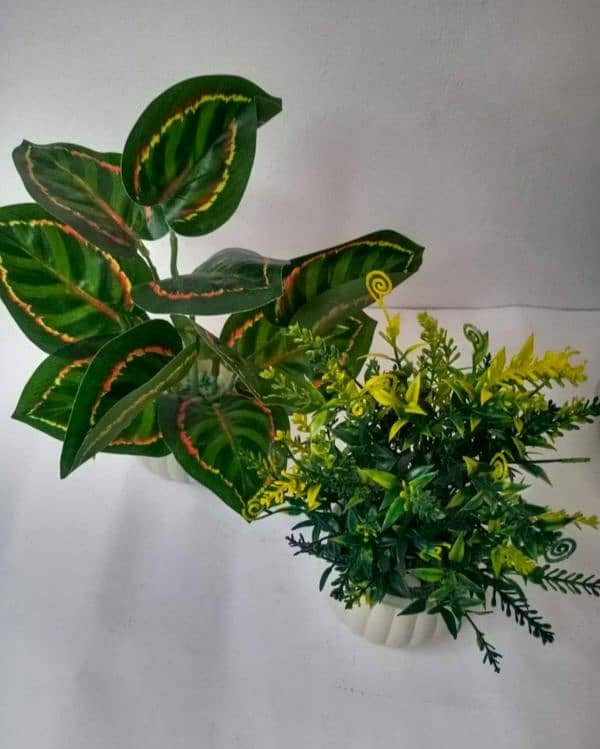 Set of 2 Artificial Flowers Plants for Decoration with Free Delivery 1