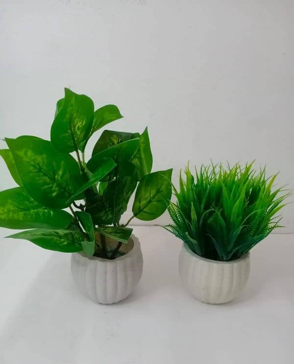 Set of 2 Artificial Flowers Plants for Decoration with Free Delivery 2