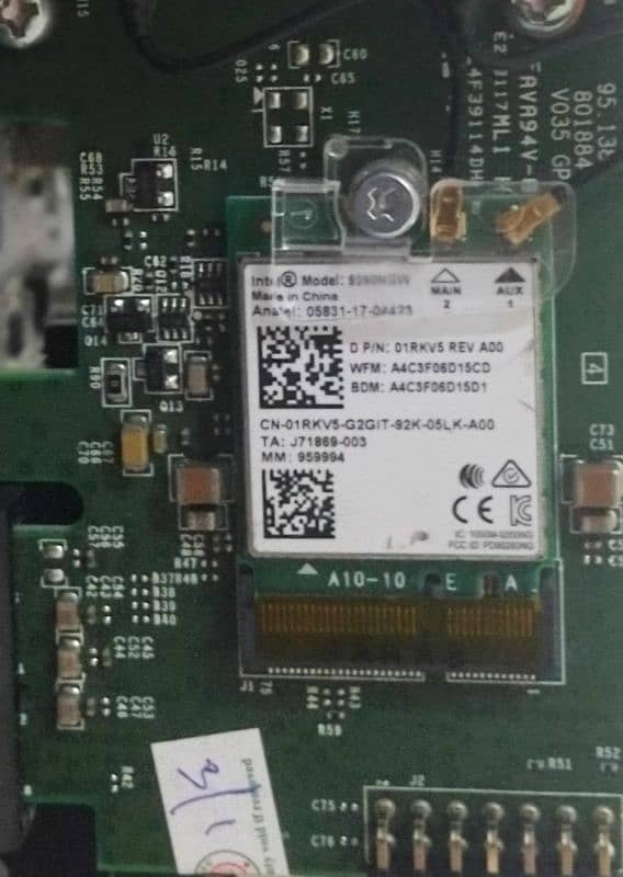 Intel WiFi card for PCI express slot 3