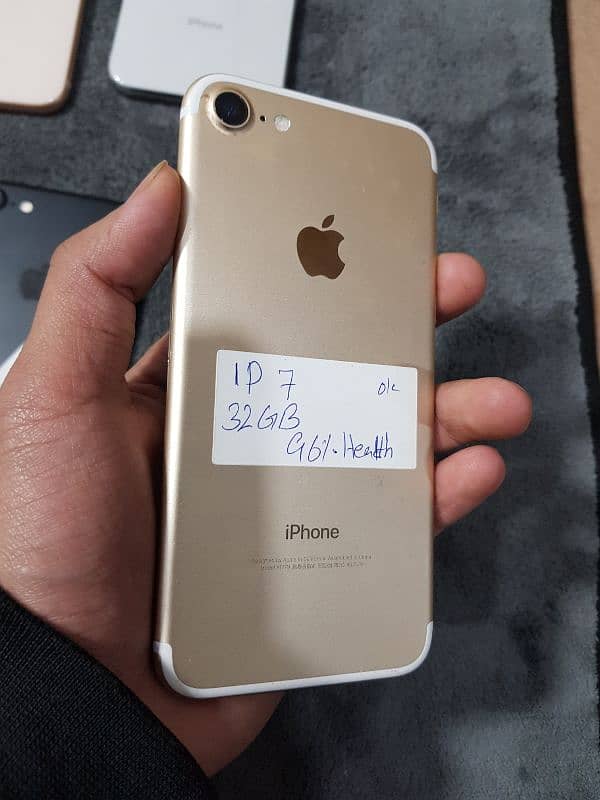 iPhone (7 to x) available 80%+ battery health 10by10 condition  bypass 17