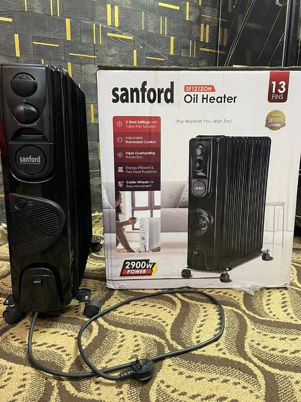 Sanford Oil heater with Turbo Fan Function 2900W 0