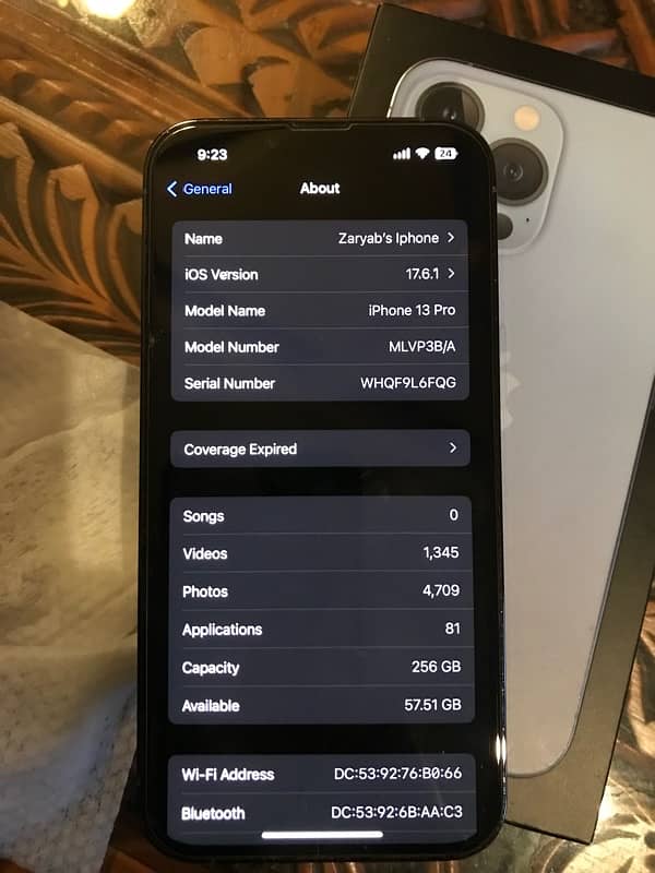 Iphone 13 Pro factory unlocked 9