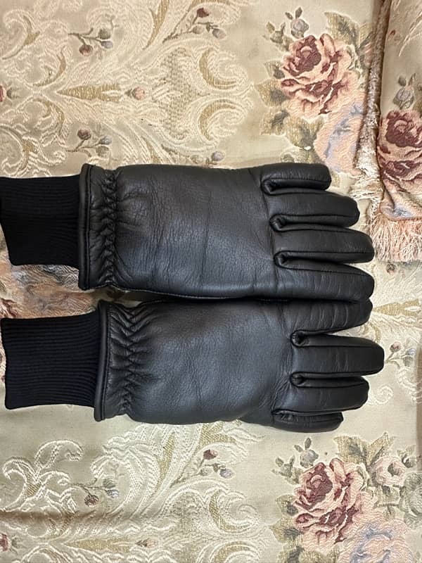 special export quality leather gloves with mobile touch screen 0