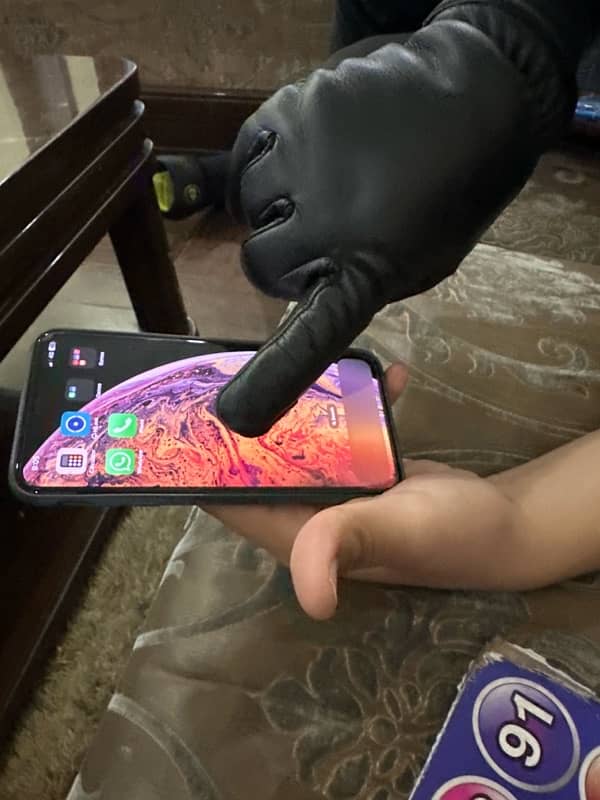 special export quality leather gloves with mobile touch screen 5