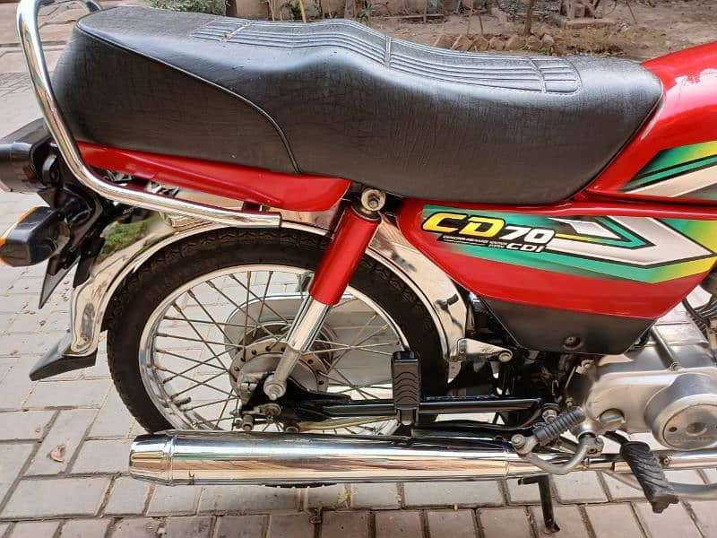 Honda cd 70 new used lush condition 6