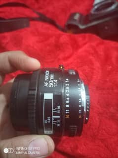 Nikon  AF 50 mm 1:1.4  lens in brand new condition