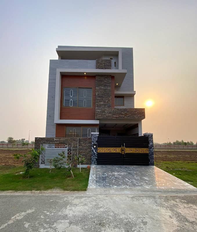 5 Marla Brand New House For Sale in **Royal Orchard** Sargodha 0