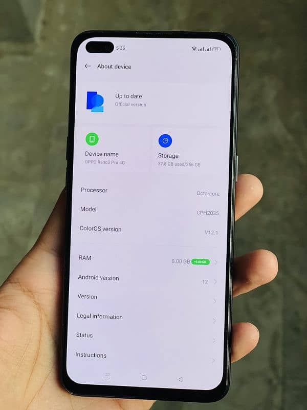 OPPO Reno 3 Pro (8+5/256) With Box 10