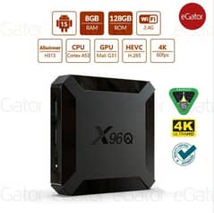 X96Q8GB-128GB | Android 15 | 4K Resolution | Android TV Box