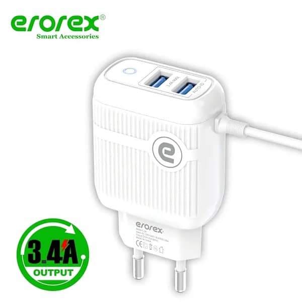 Erorex mobail ultra fast charger 3.4A 0