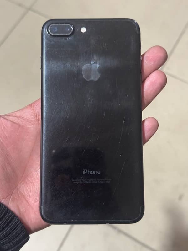 iphone 7 Plus 128 GB PTA Approved . . Black edition 0