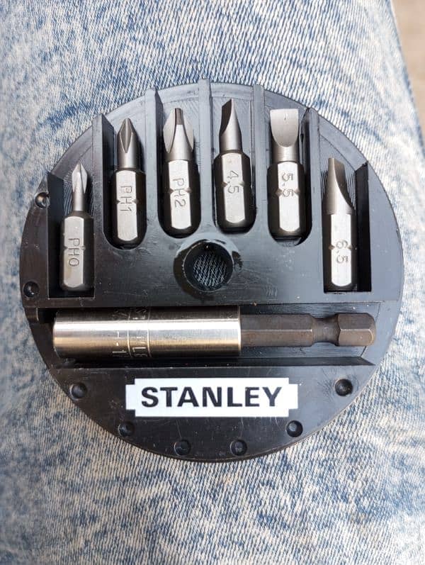 STANLEY Tools Screw Driver Insert Bit 7 Pcs Set Phillips / Slotted + - 3