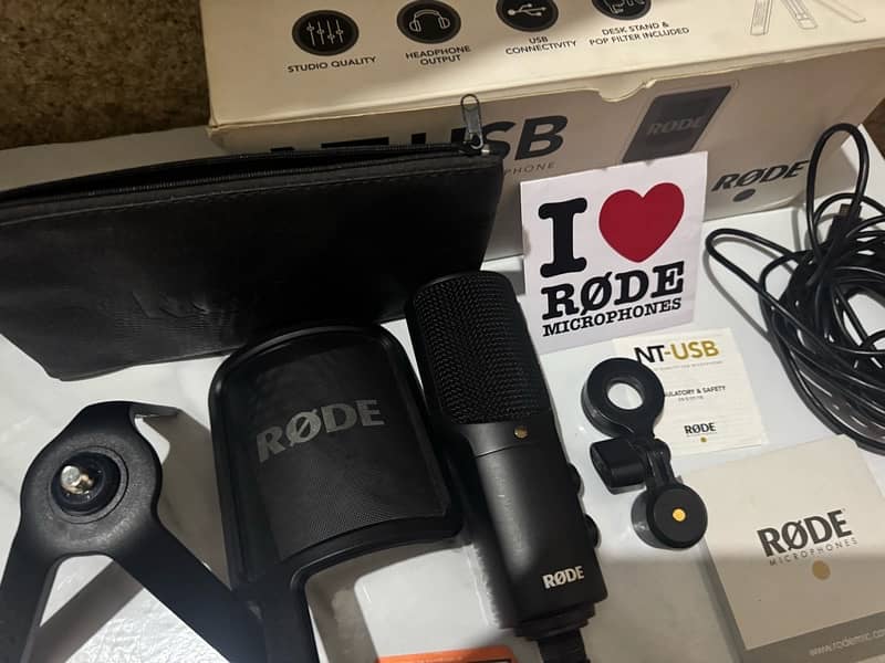 Rode Nt Usb Mic With Complete Box and 2 Years Warranty 3