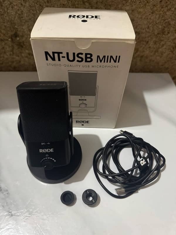 Rode Nt Usb Mini Complete Box and Complete Warranty 1