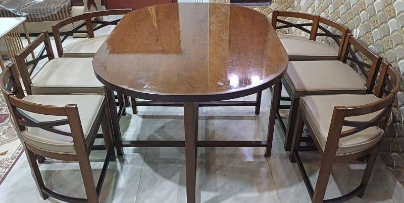 Dinning table set with 6 chairs 2