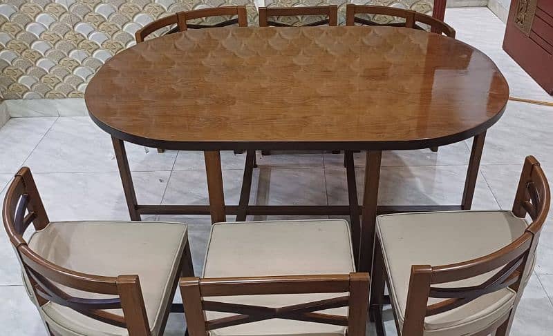 Dinning table set with 6 chairs 3