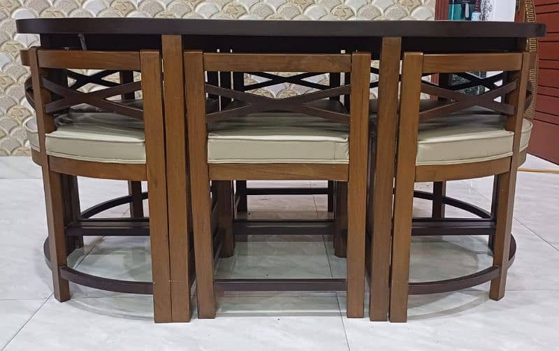 Dinning table set with 6 chairs 6