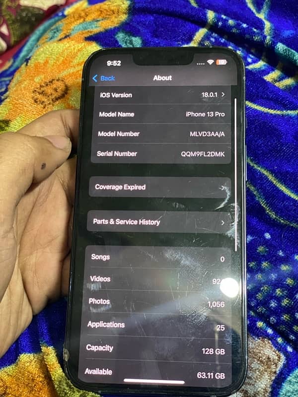 Iphone 13 pro 128gb ( factory unlock ) 9