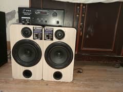 Yamaha speakers with local made amplifier for sale