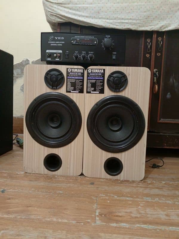 Yamaha speakers with local made amplifier for sale 1