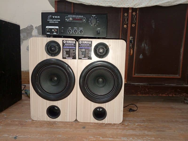 Yamaha speakers with local made amplifier for sale 2