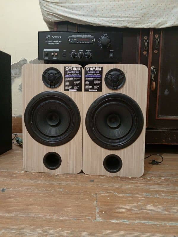 Yamaha speakers with local made amplifier for sale 4