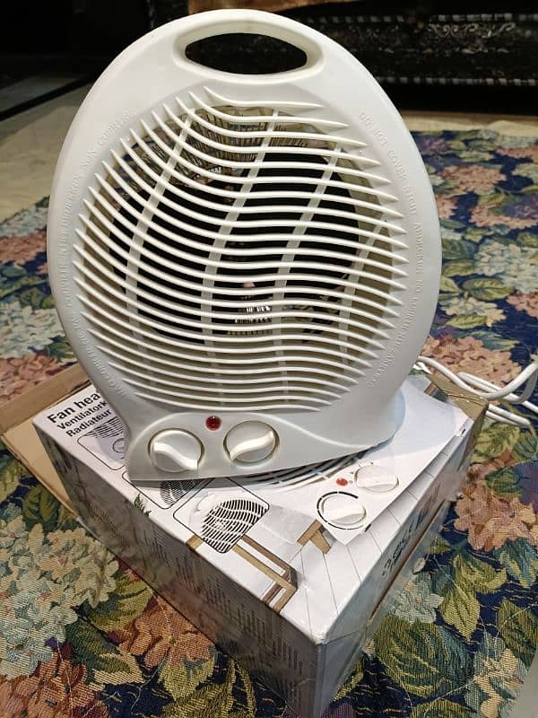 Portable Electric Fan Heater New 0