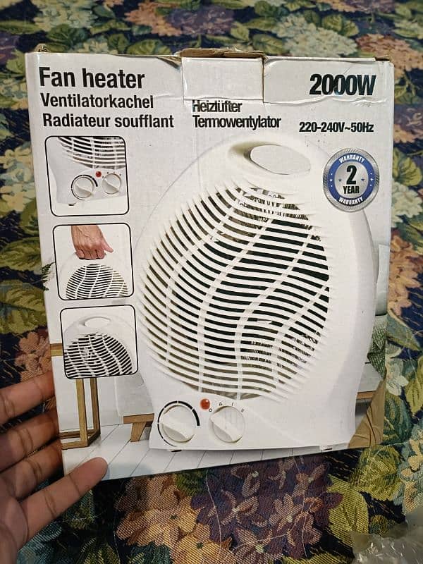 Portable Electric Fan Heater New 1