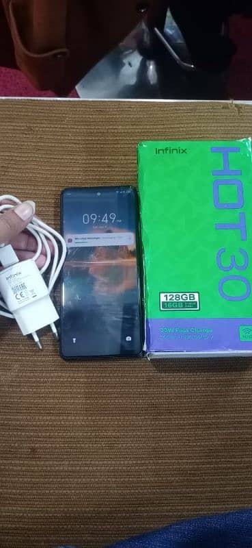 Infinix Hot30 8+8=16/128 GB . 5000Mah battery 9