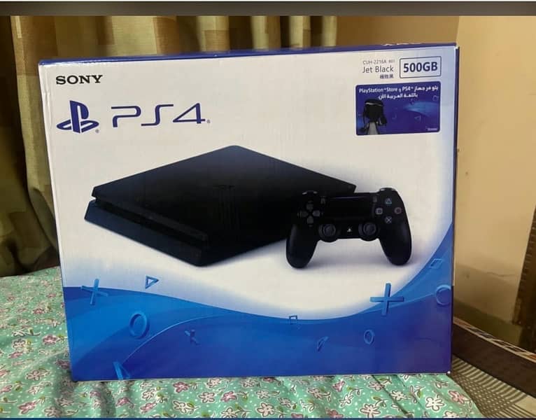 ps4 500g full genuine and with original controller and box 5