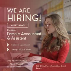 Female Assistant & Accountant