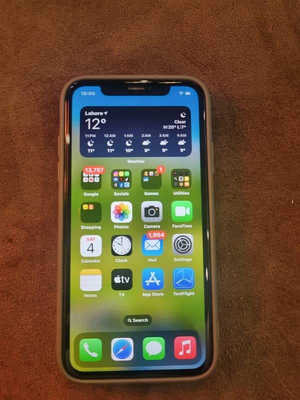 Iphone 11 Jv Non Pta 128Gb With Glass Protector ,Charger and Case 0