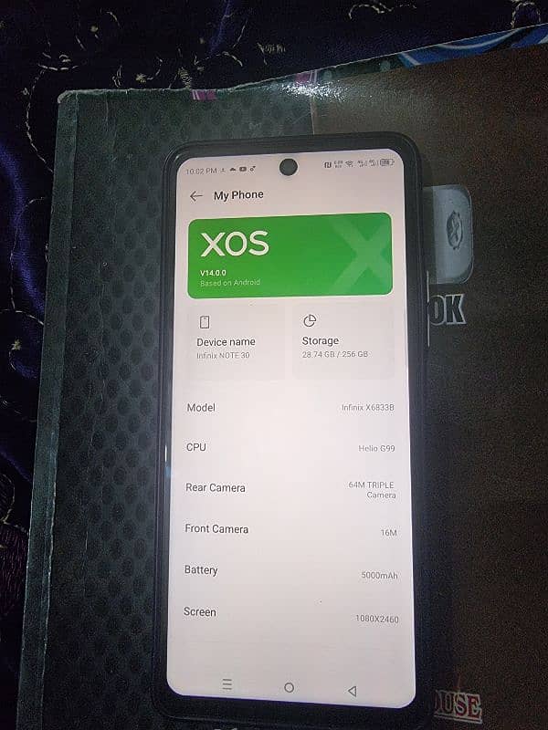 infinix note 30 8+5+256GB 1