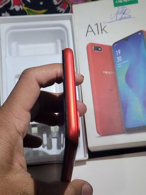 oppo A1k with box charge 6