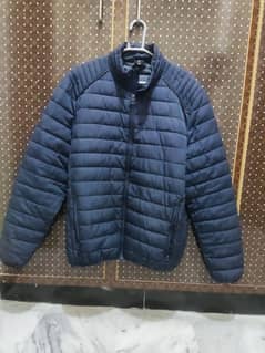 Navy Blue Puffer Jacket for Sale