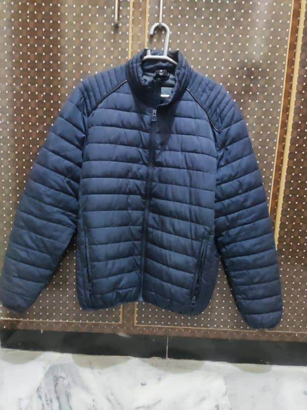 Navy Blue Puffer Jacket for Sale 0