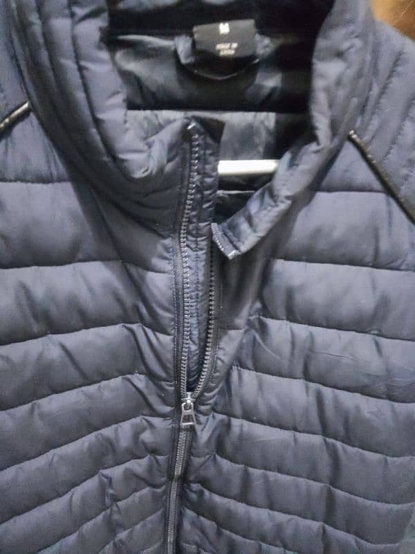 Navy Blue Puffer Jacket for Sale 2