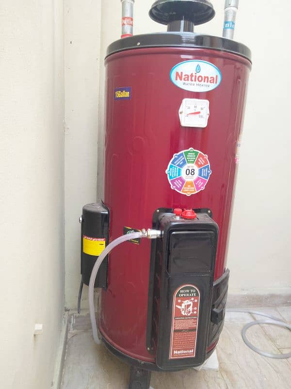 DUEL GEYSER (LPG + ELECTRIC) 15 GALLON NEW CONDITION 3