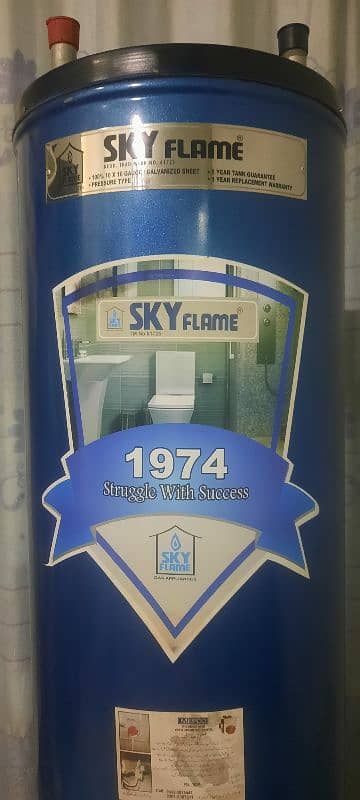 SKY Flame Gas Geyser brand new 10X10 Gauge 1