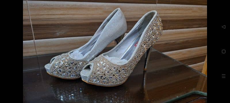 Silver Diamond Heels 1