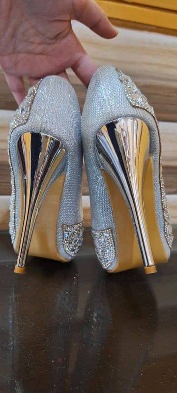 Silver Diamond Heels 3