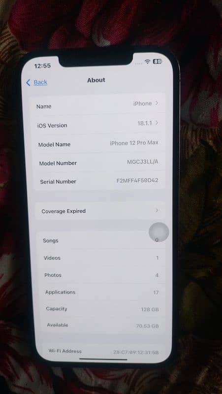 iPhone 12 Pro Max 128gb 5