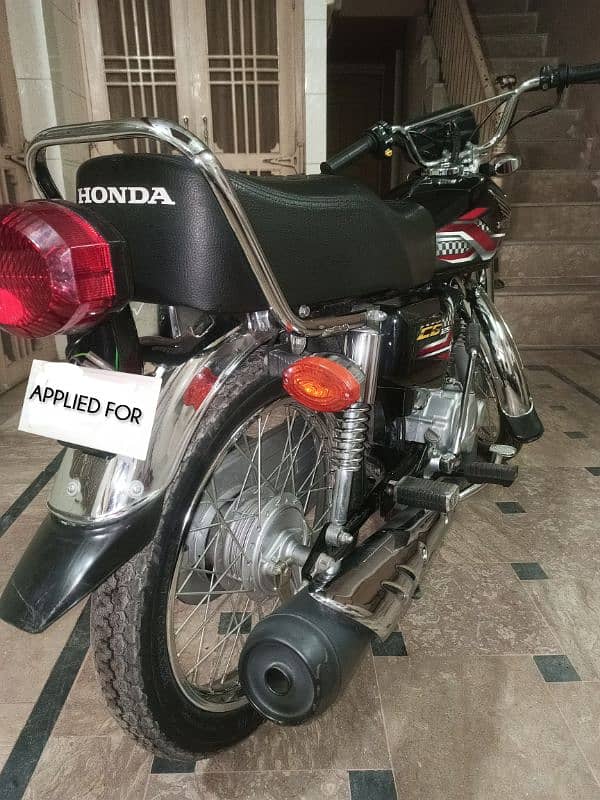 Honda 125 | 2024 Model | Black Colour | Applied For 5