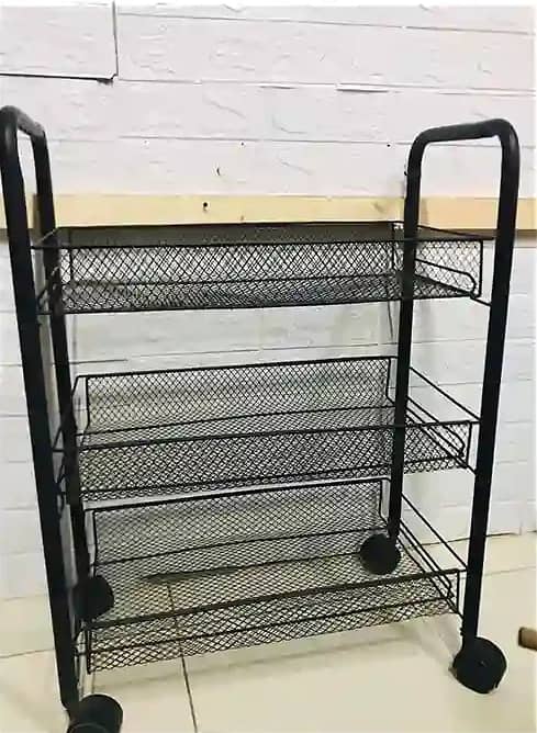 3 layer metal Trolley 0